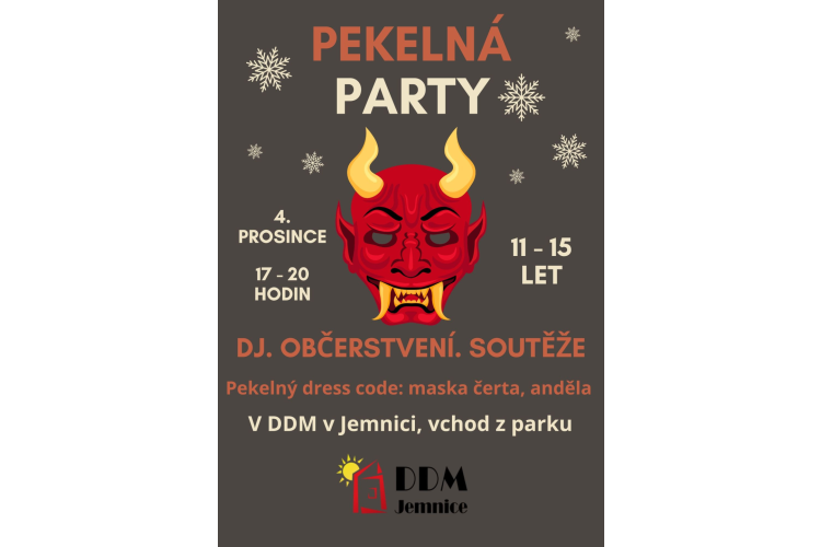 Pekelná párty v DDM Jemnice