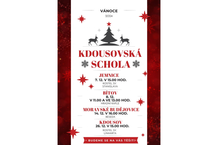 Kdousovská schola - vánoční koncert