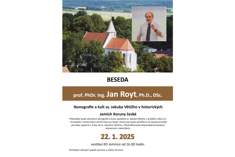 Beseda - prof. PhDr. Ing. Jan Royt, Ph.D., DSc.