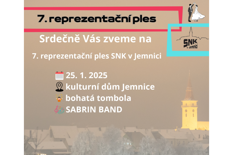 7. Reprezentační ples SNK v Jemnici