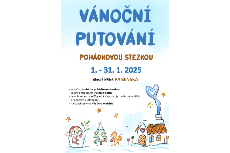 Vánoční putování pohádkovou stezkou