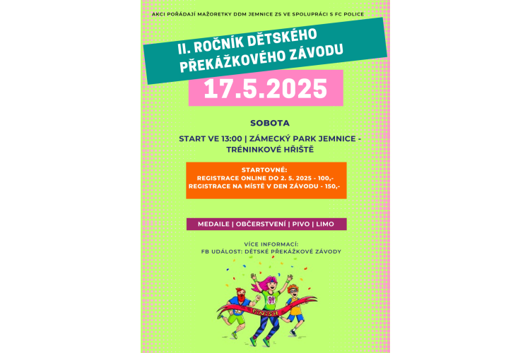 II. ročník Dětského překážkového závodu