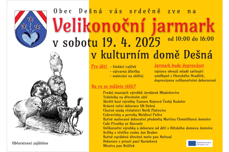 Velikonoční jarmark, Kulturní dům Dešná