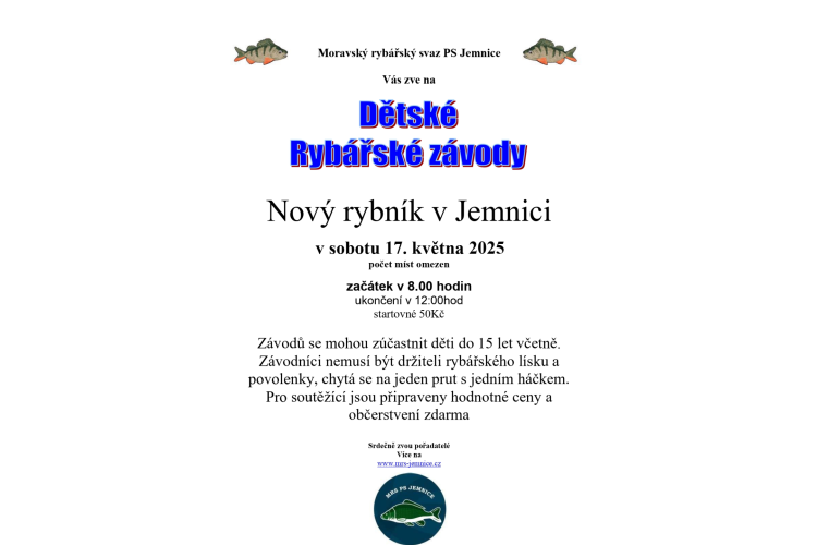 Dětské rybářské závody
