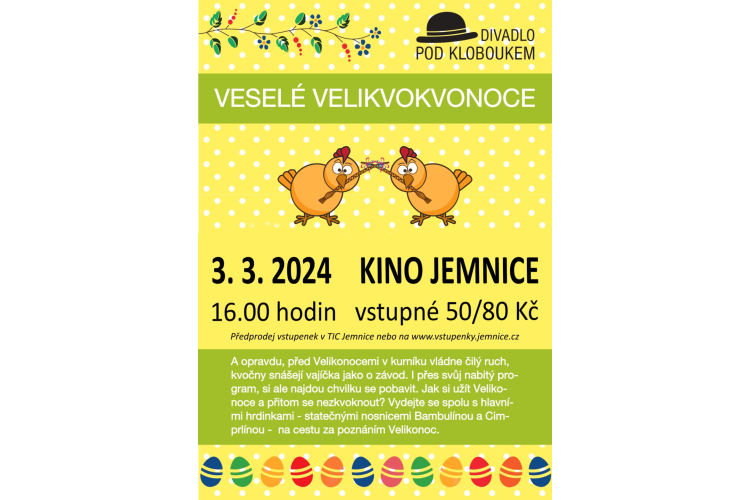 Veselé Velikvovonoce - divadelní pohádka pro děti