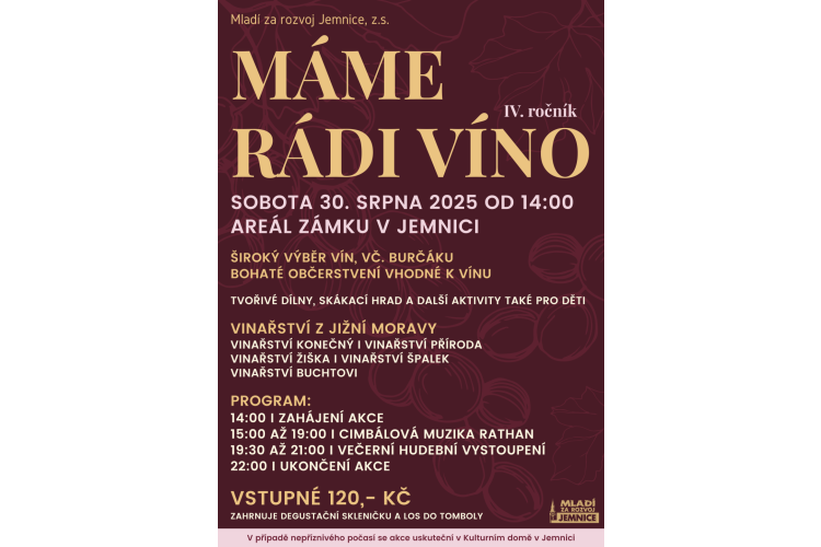 Máme rádi víno – IV. ročník