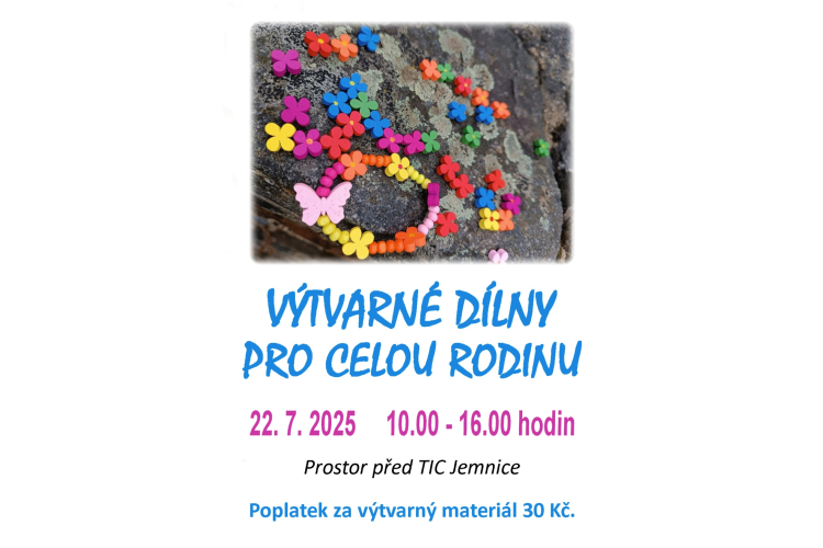 Výtvarné dílny pro celou rodinu