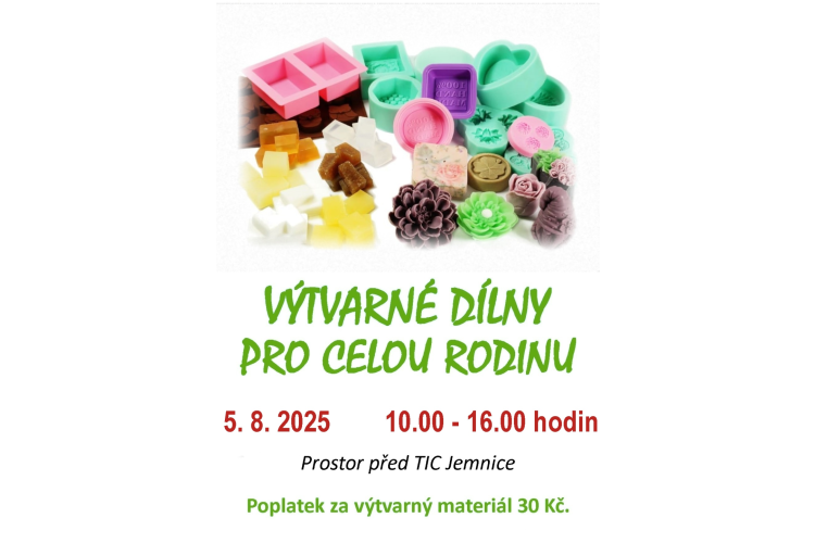Výtvarné dílny pro celou rodinu
