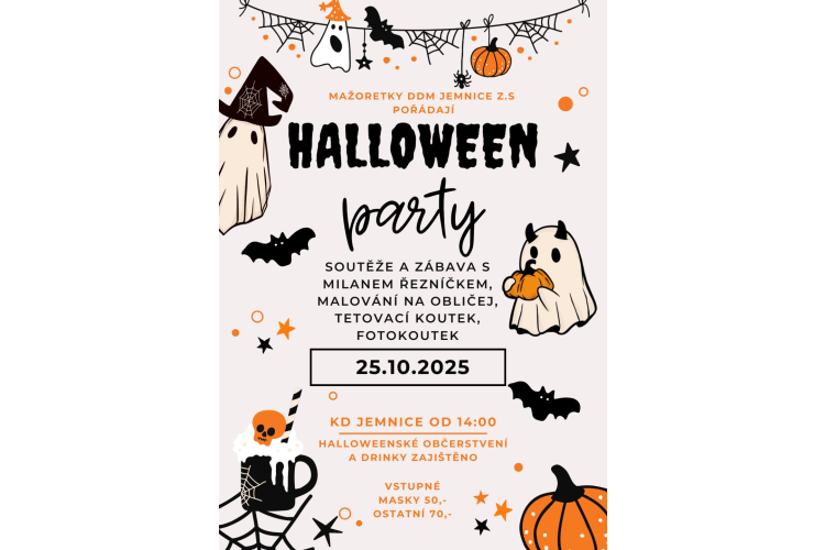 Halloweenská párty pro děti