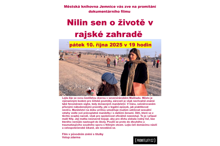 Promítání dokumentu Nilin sen o životě v rajské zahradě