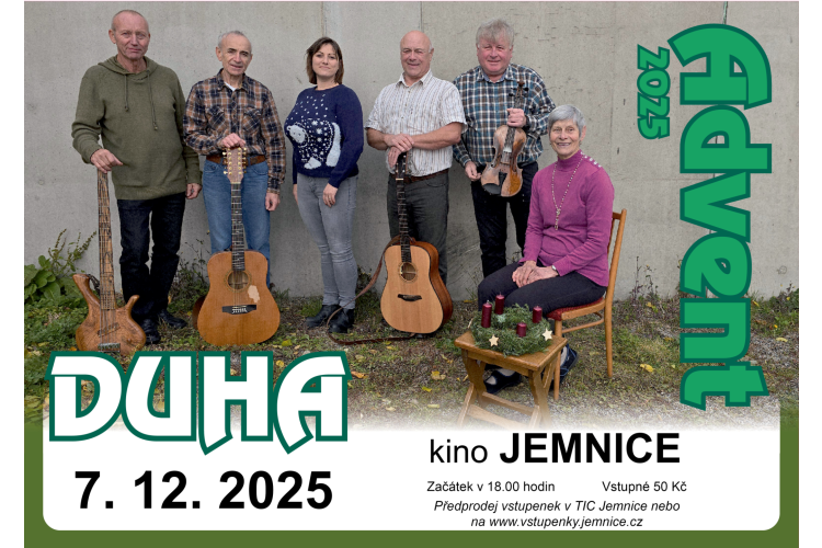 Adventní koncert – skupina DUHA