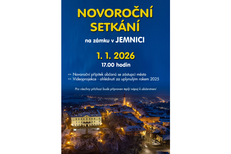 Novoroční setkání na zámku v Jemnici