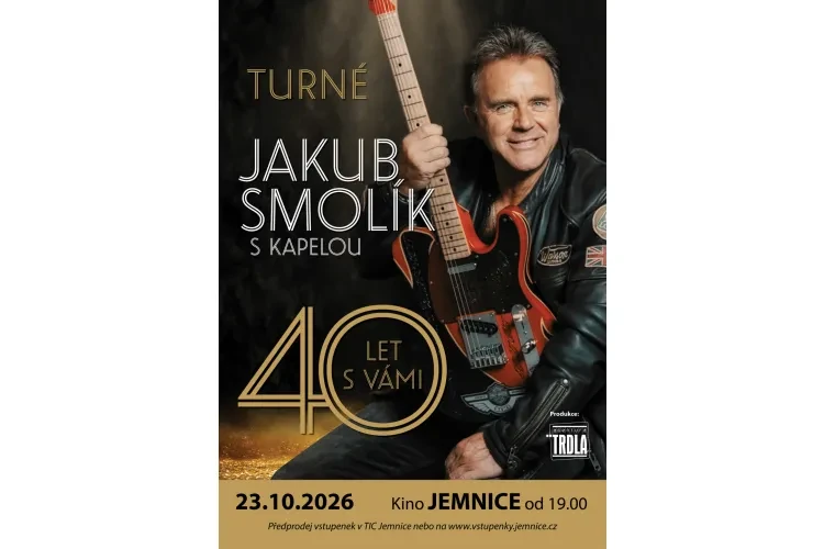 Jakub Smolík - 40 let s Vámi – koncert s kapelou