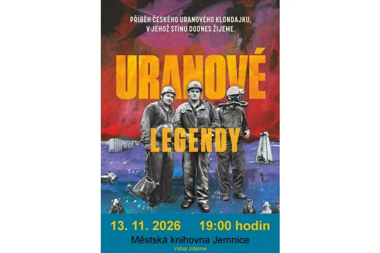 Promítání dokumentu Uranové legendy a beseda se spoluautorem scénáře Tomášem Cidlinou
