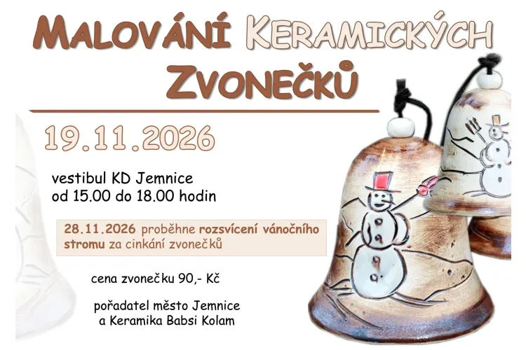 Malování keramických zvonečků