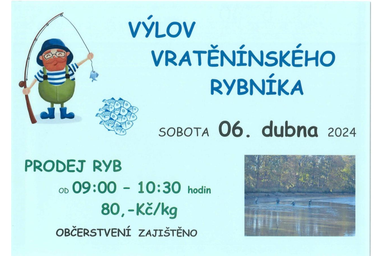 Výlov Vratěnínského rybníka