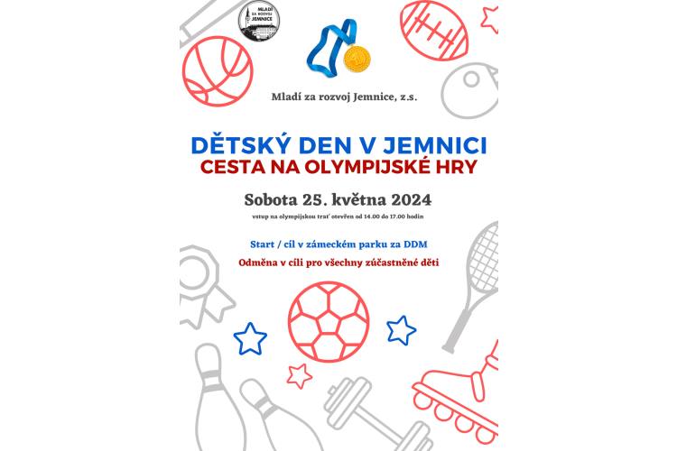 Dětský den v Jemnici aneb Cesta na olympijské hry